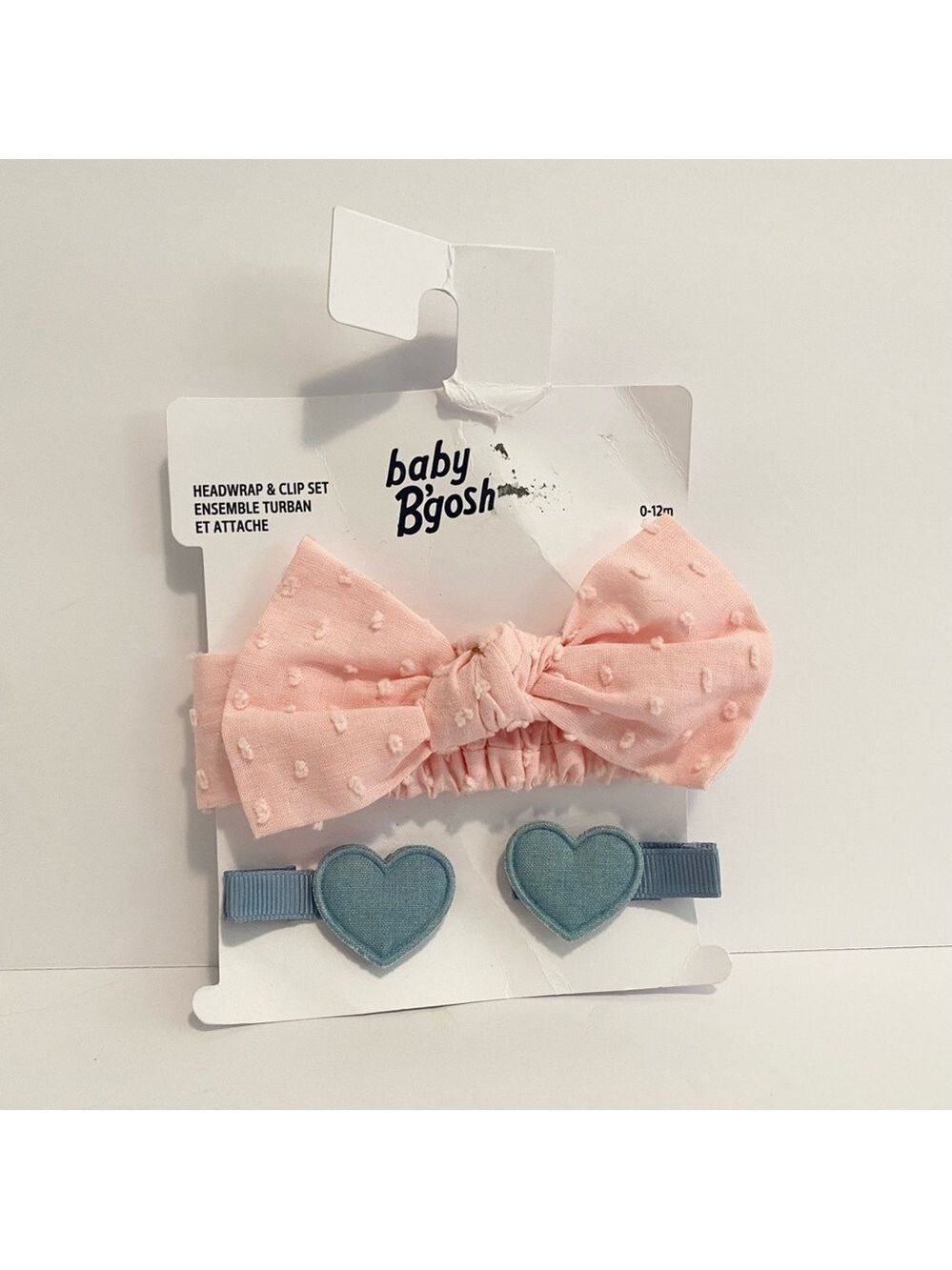 Oshkosh Baby Girl Headband Clips Hair Accessories Blue Pink Clothes Lot 4/$20 🛑